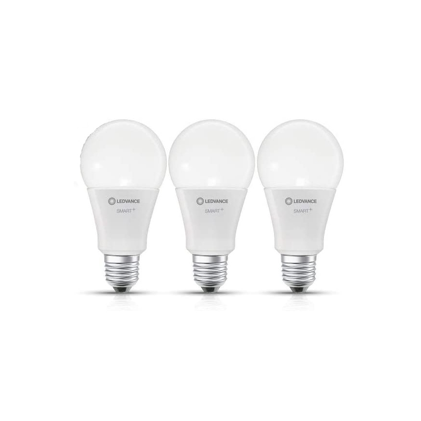К-кт 3 бр. LED димируема крушка SMART + E27/14W/230V 2700K-6500K Wi-Fi - Ledvance