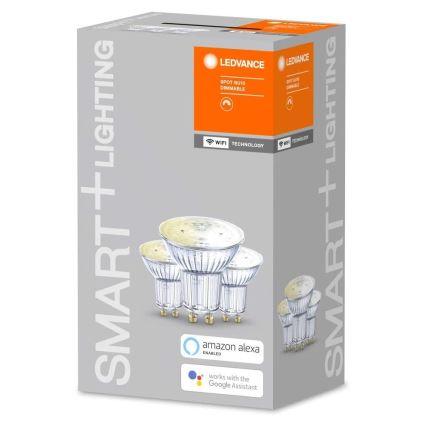 К-кт 3 бр. LED димируема крушка SMART+ GU10/5W/230V 2700K Wi-Fi - Ledvance