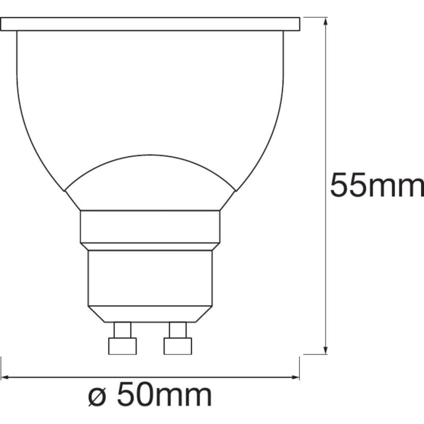 К-кт 3 бр. LED RGBW димируема крушка SMART + GU10/5W/230V 2700K-6500K Wi-Fi - Ledvance