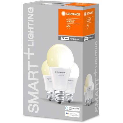 К-кт 3бр. LED димируеми крушки SMART+ E27/14W/230V 2,700K Wi-Fi - Ledvance