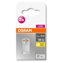 К-кт 3бр. LED крушки G4/0,9W/12V 2700K - Osram