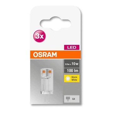 К-кт 3бр. LED крушки G4/0,9W/12V 2700K - Osram