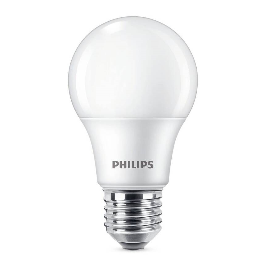 К-кт 3бр. LED крушки Philips A60 E27/8W/230V 6500K