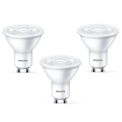 К-кт 3бр. LED крушки Philips GU10/4,7W/230V 2700K