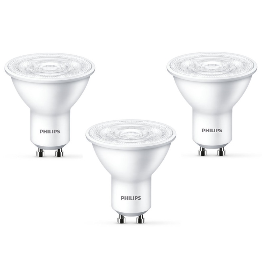 К-кт 3бр. LED крушки Philips GU10/4,7W/230V 2700K