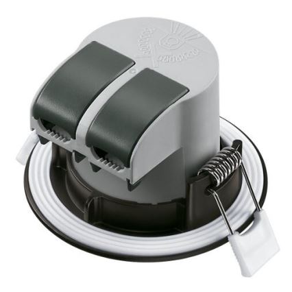 К-кт 3x LED Лампа за вграждане в баня LED/5,5W/230V 2700K IP65 черен