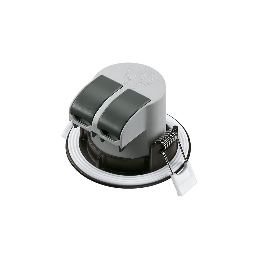 К-кт 3x LED Лампа за вграждане в баня LED/5,5W/230V 2700K IP65 черен
