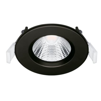 К-кт 3x LED Лампа за вграждане в баня LED/5,5W/230V 2700K IP65 черен