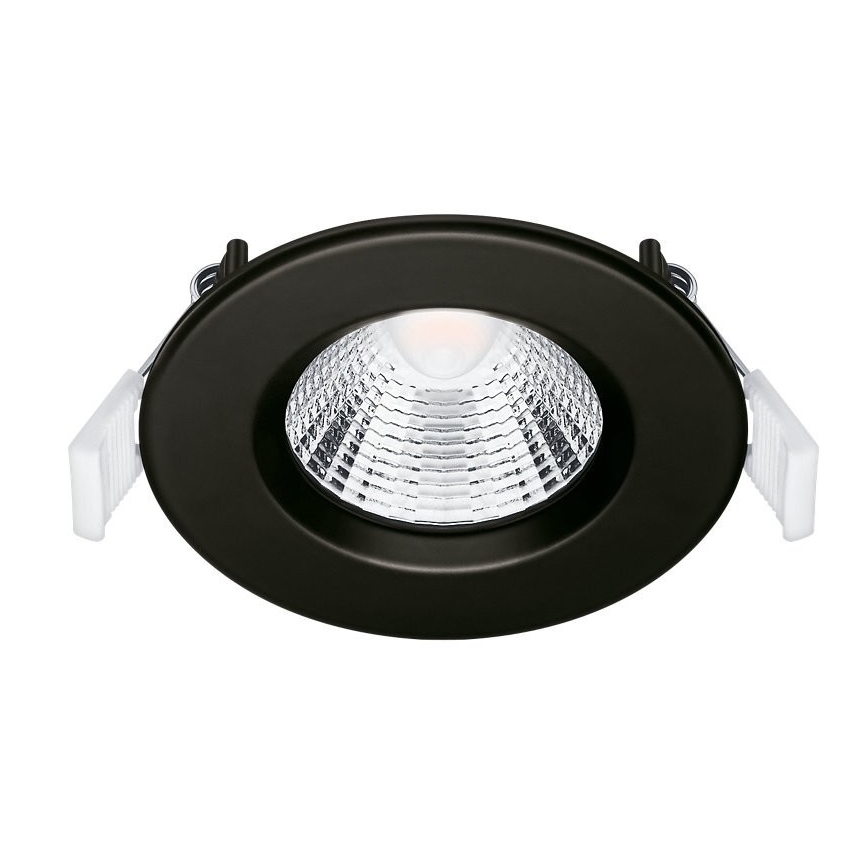 К-кт 3x LED Лампа за вграждане в баня LED/5,5W/230V 2700K IP65 черен