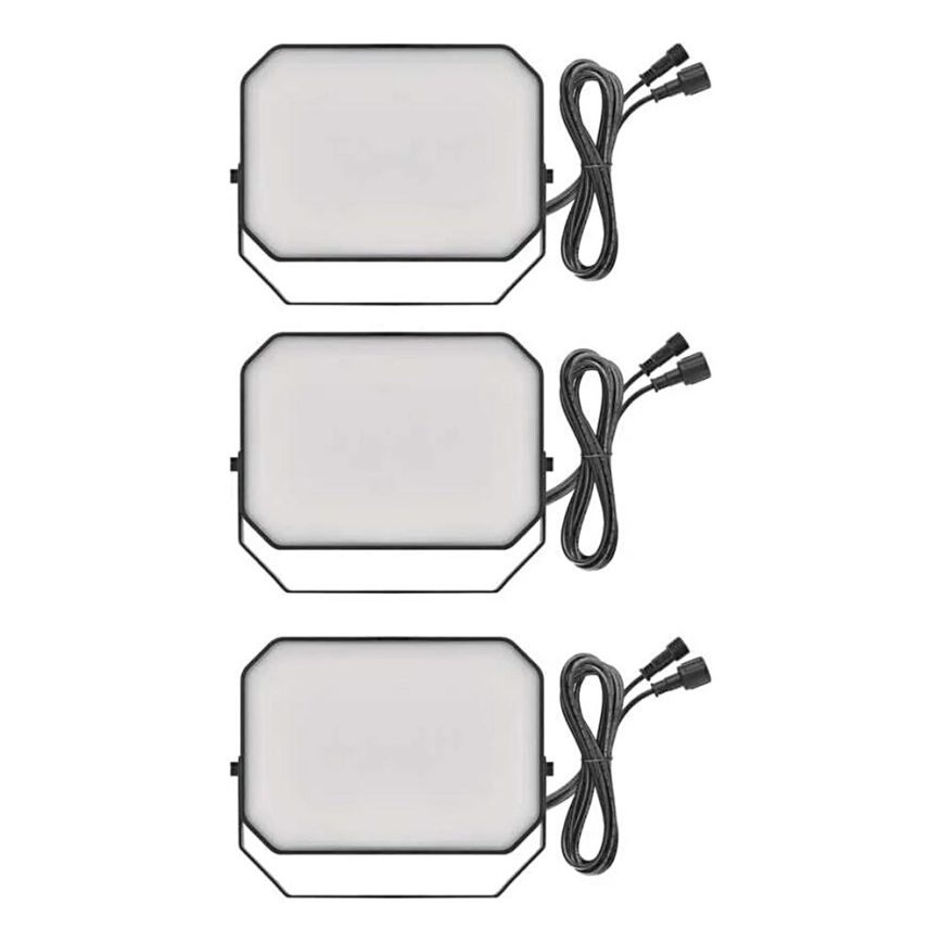 К-кт 3x LED RGBIC Димируема екстериорна прожектор GoSmart LED/14W/230V 3000-6500K IP65 Wi-Fi Tuya