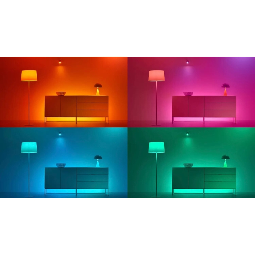 К-кт 3x LED RGBW Димируема крушка PAR16 GU10/4,7W/230V 2200-6500K Wi-Fi - WiZ