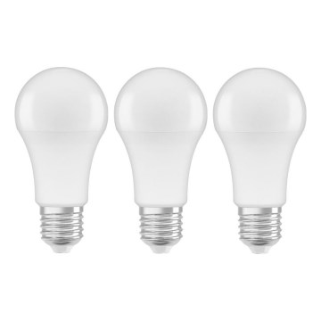 К-кт 3x LED Крушка A60 E27/10W/230V 2700K