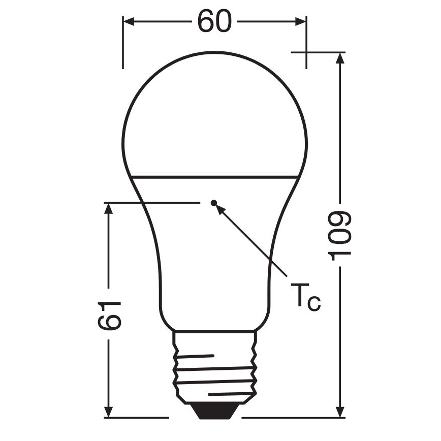 К-кт 3x LED Крушка A60 E27/10W/230V 4000K