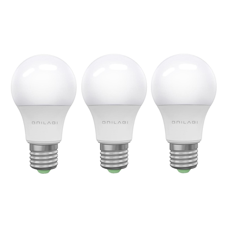 К-кт 3x LED Крушка ECOLINE A60 E27/15W/230V 6500K - Brilagi