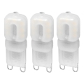 К-кт 3x LED Крушка ECOLINE G9/2,5W/230V 3000K - Brilagi