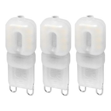 К-кт 3x LED Крушка ECOLINE G9/2,5W/230V 3000K - Brilagi