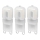 К-кт 3x LED Крушка ECOLINE G9/2,5W/230V 3000K - Brilagi