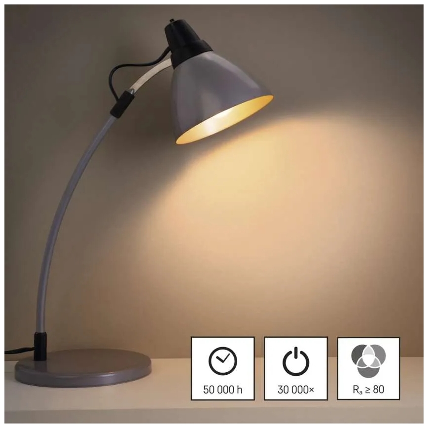 К-кт 3x LED Крушка FILAMENT A60 E27/3,8W/230V 2700K Енергиен клас A