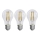 К-кт 3x LED Крушка FILAMENT A60 E27/3,8W/230V 4000K Енергиен клас A