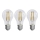 К-кт 3x LED Крушка FILAMENT A60 E27/5W/230V 4000K Енергиен клас A