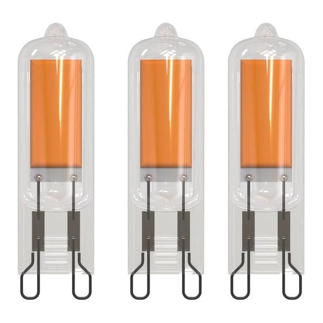 К-кт 3x LED Крушка G9/2W/230V 3000K - Eglo 10614