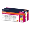 К-кт 3x LED Крушка PAR16 GU10/4,5W/230V 2700K - Osram