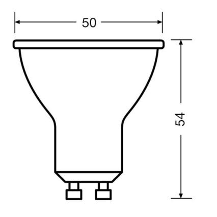 К-кт 3x LED Крушка PAR16 GU10/6,9W/230V 2700K 36° - Osram