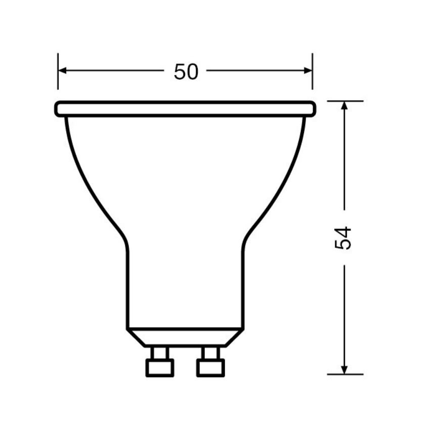 К-кт 3x LED Крушка PAR16 GU10/6,9W/230V 2700K 36° - Osram