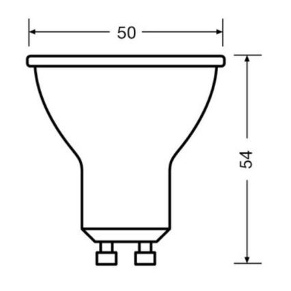 К-кт 3x LED Крушка PAR16 GU10/6,9W/230V 4000K - Osram