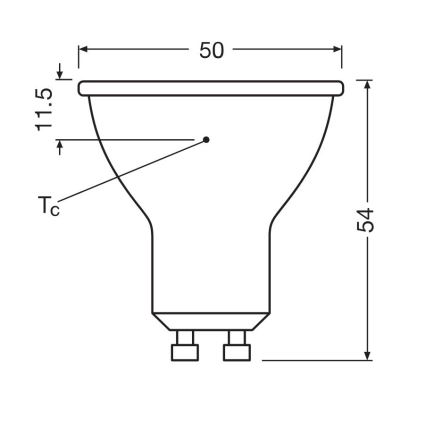 К-кт 3x LED Крушка PAR16 GU10/6,9W/230V 6500K - Osram