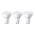 К-кт 3x LED Крушка Philips GU10/4,7W/230V 2700K