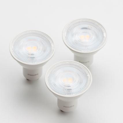К-кт 3x LED Крушка Philips GU10/4,7W/230V 2700K