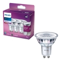 К-кт 3x LED Крушка Philips PAR16 GU10/4,6W/230V 4000K