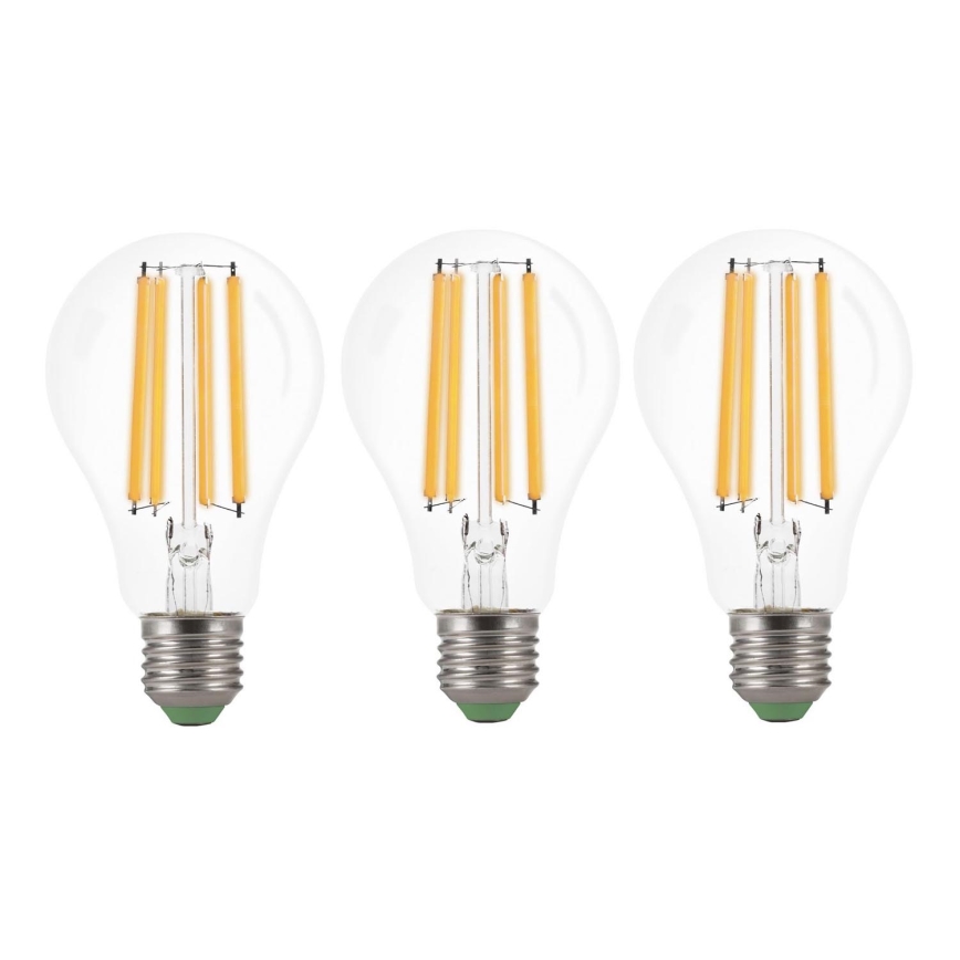 К-кт 3x LED Крушка VINTAGE A60 E27/9W/230V 3000K - Brilagi