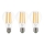 К-кт 3x LED Крушка VINTAGE A60 E27/9W/230V 3000K - Brilagi