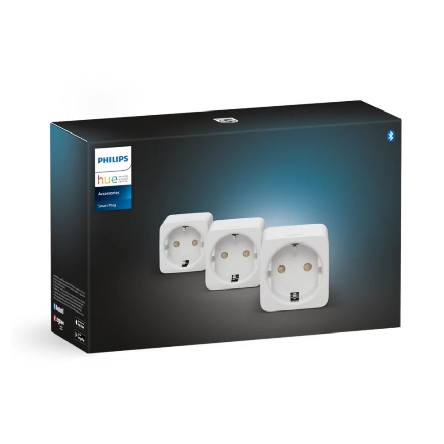 К-кт 3x Смарт щепсел Philips Hue Интелигентен щепсел EU SCHUKO