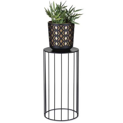 К-кт 3x Стойка за цветя LOFT черен