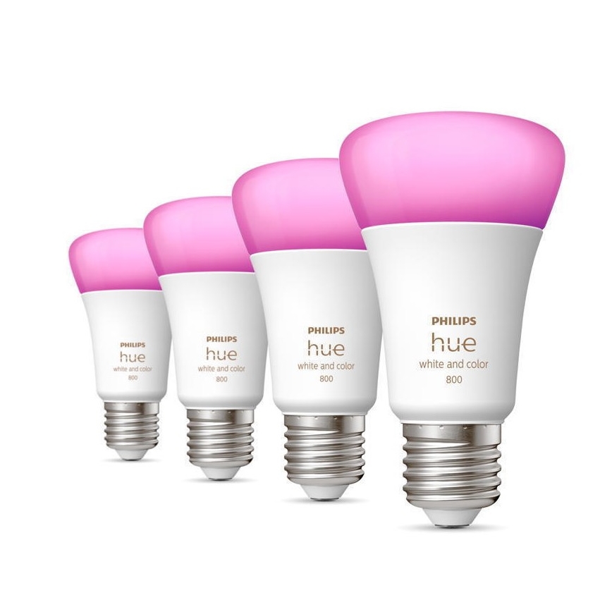 К-кт 4 бр. LED димируеми крушки Philips Hue White And Color Ambience E27/6,5W/230V 2000-6500K