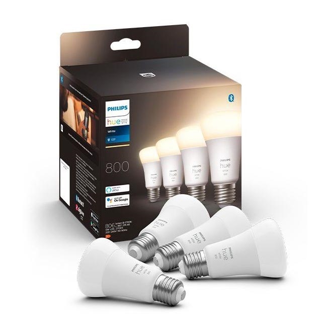 К-кт 4 бр. LED димируеми крушки Philips Hue WHITE A60 E27/9W/230V 2700K