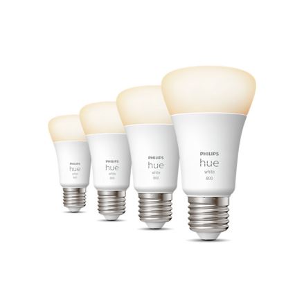 К-кт 4 бр. LED димируеми крушки Philips Hue WHITE A60 E27/9W/230V 2700K