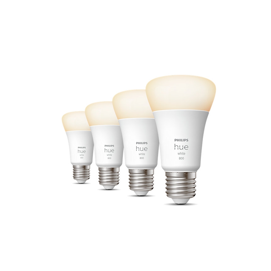 К-кт 4 бр. LED димируеми крушки Philips Hue WHITE A60 E27/9W/230V 2700K