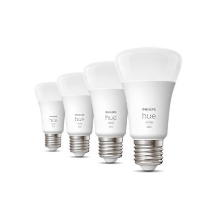 К-кт 4 бр. LED димируеми крушки Philips Hue WHITE A60 E27/9W/230V 2700K