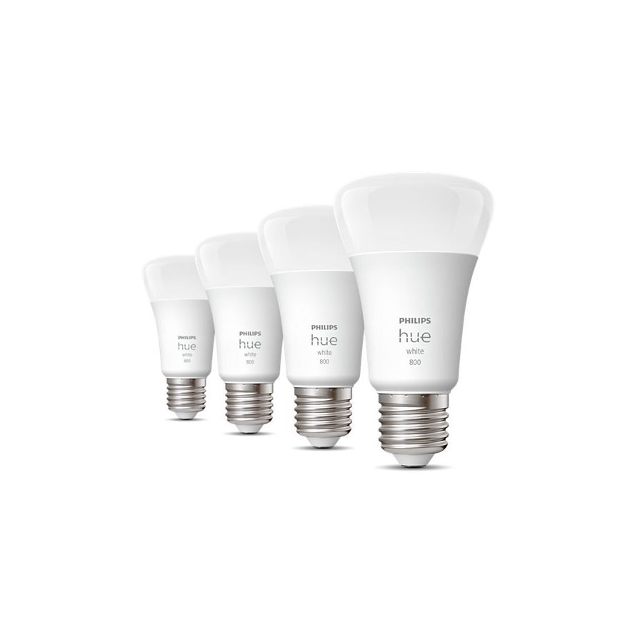 К-кт 4 бр. LED димируеми крушки Philips Hue WHITE A60 E27/9W/230V 2700K