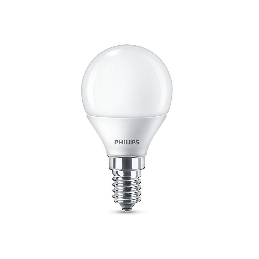 К-кт 4бр. LED крушки Philips P45 E14/5,5W/230V 2700K