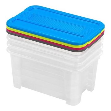 К-кт 4x Кутия за съхранение TEX BOX 4,5 l