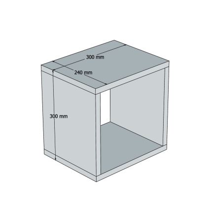 К-кт 5бр. етажерки BOX сини