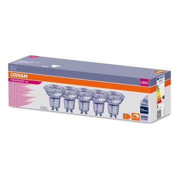 К-кт 5x LED Димируема крушка PAR16 GU10/4,5W/230V 4000K 36° - Osram