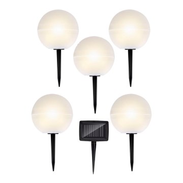 К-кт 5x LED Соларна лампа LED/3,2V многоцветен