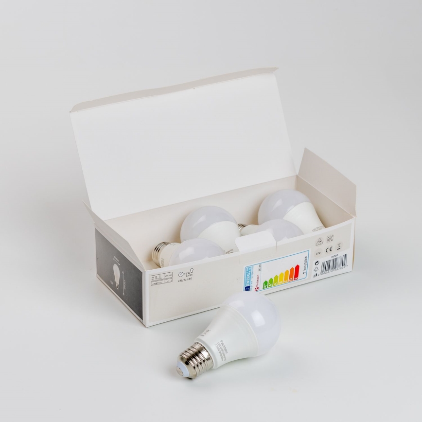 К-кт 5x LED Крушка A60 E27/9W/230V 2700K - Paulmann 28780