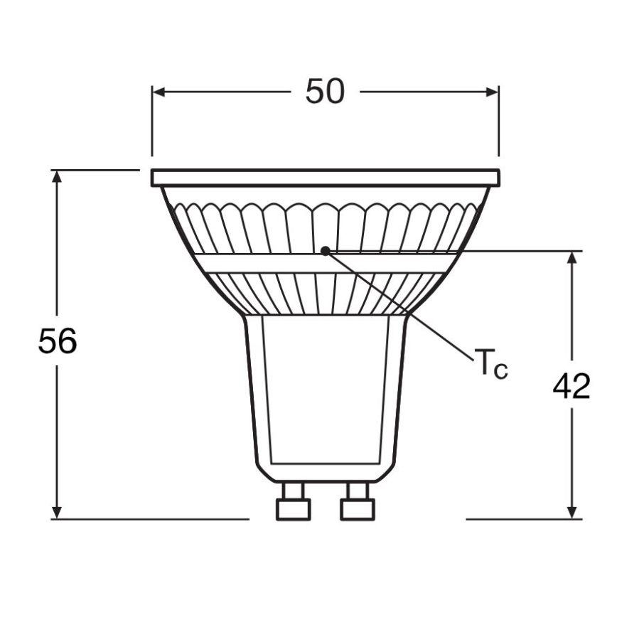 К-кт 5x LED Крушка PAR16 GU10/4,3W/230V 2700K 120° - Osram